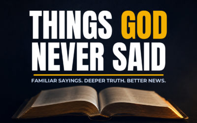 No building this Sunday. Same 10:30 message.
